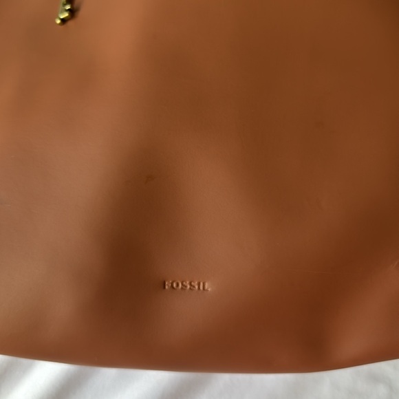 Fossil RACHEL - Handbag Shoulder- Elegant Brown Leather Tote Bag - Picture 5 of 10